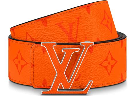 lv belt orange buckle|louis vuitton belt price list.